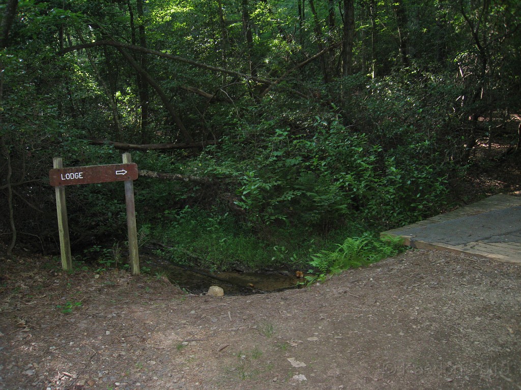 Helen to Unicoi 2010 0090.jpg - The trail is marked pretty good with signage. Only one, maybe two, places where you have to stop and look around a few seconds.